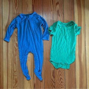 Bundle - Kyte baby 3-6 m zipper footie and 3-6 m onesie